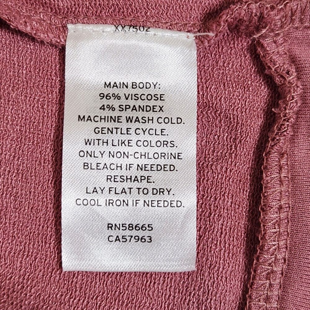 Zella Twist Front Mauve Pink Performance Activewear Hoodie Girls M 8/10 NWT - Picture 6 of 9